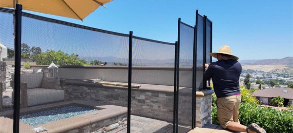 Pool fence maintenance