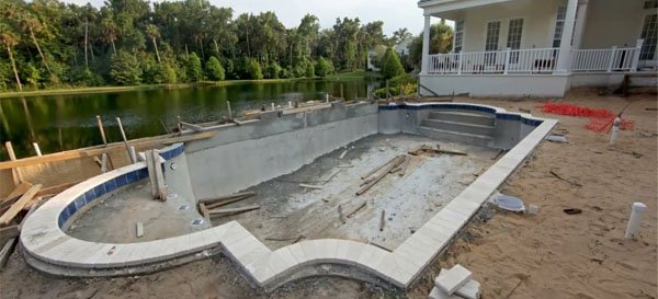 Building And Installing The Pool Structure Building And Installing The Pool Structure